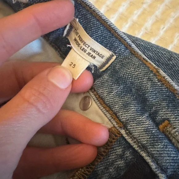 Madewell perfect vintage wide leg jean - Picture 2 of 9